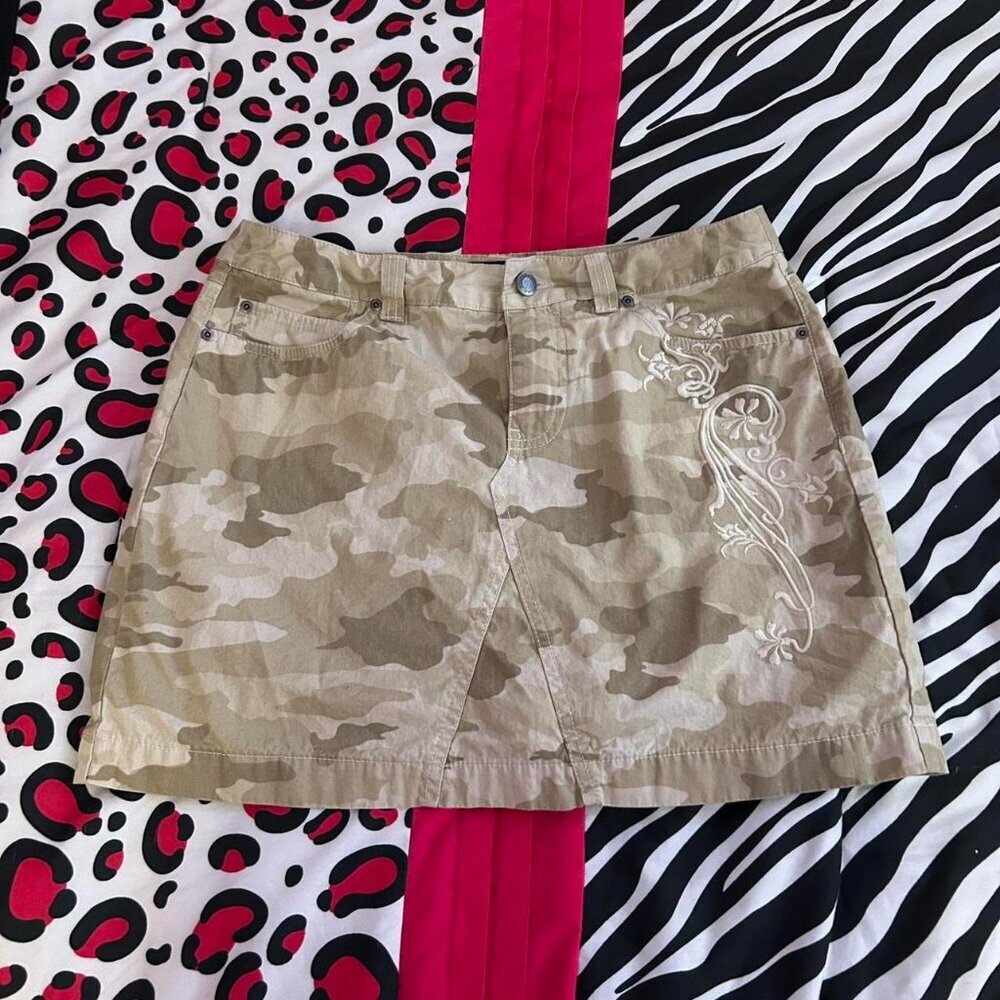 Y2K Camo Skort